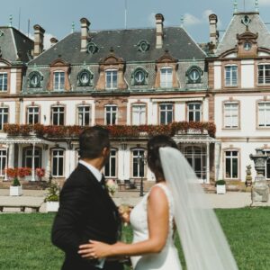 Couple Américain Pour Mariage En France