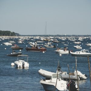 Arrivée En Bateau Pour Mariage Au Cap Ferret