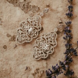 Boucles D'oreille En Diamant Pour Mariée Indienne