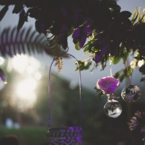 Eclairage De Fin De Soirée Lors D'un Mariage Chic