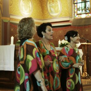 Groupe De Gospel Dans Une église Du Bassin D'Arcachon