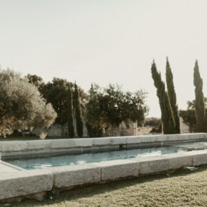 Piscine Sur Lieu De Mariage En Provence