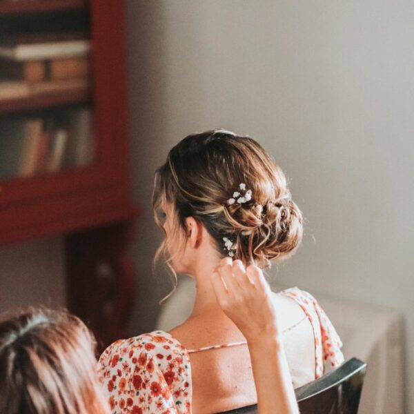 Coiffure De La Mariée, Cheveux Relevés