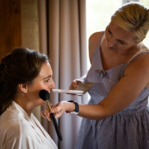 Makeup pour la mariée au Château de Garde