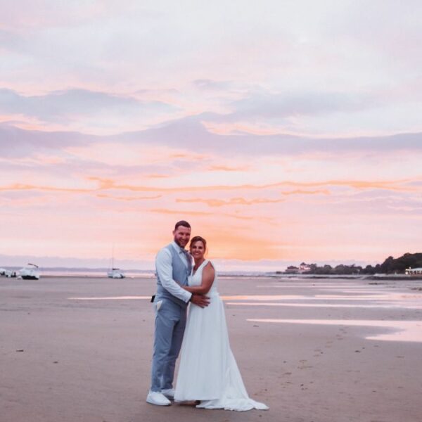 Mariage De Rêve Sur La Plage Du Bassin D'Arcachon