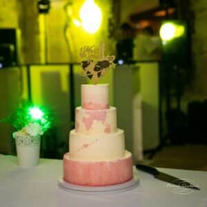 Wedding cake sur le thème du voyage