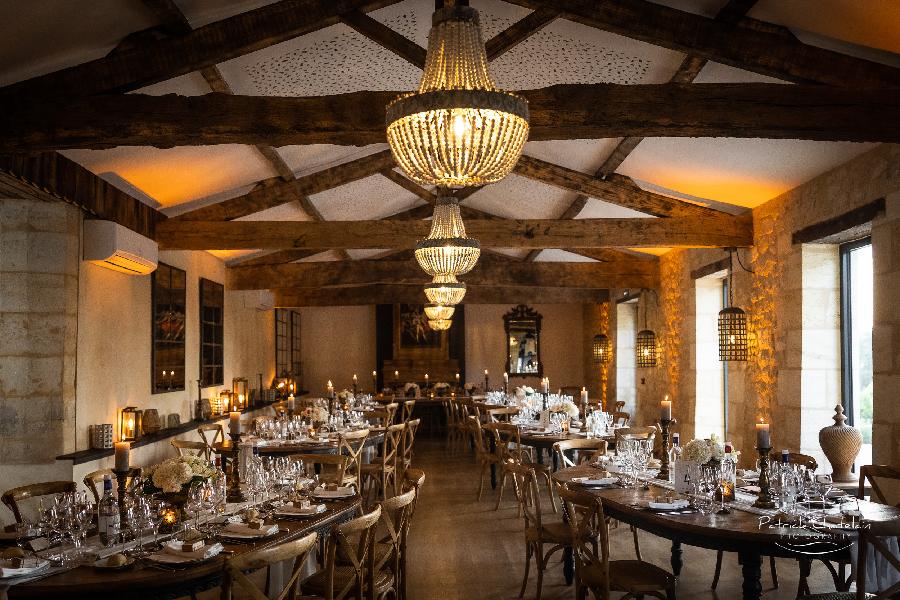 Salle de réception de mariage du château de Garde