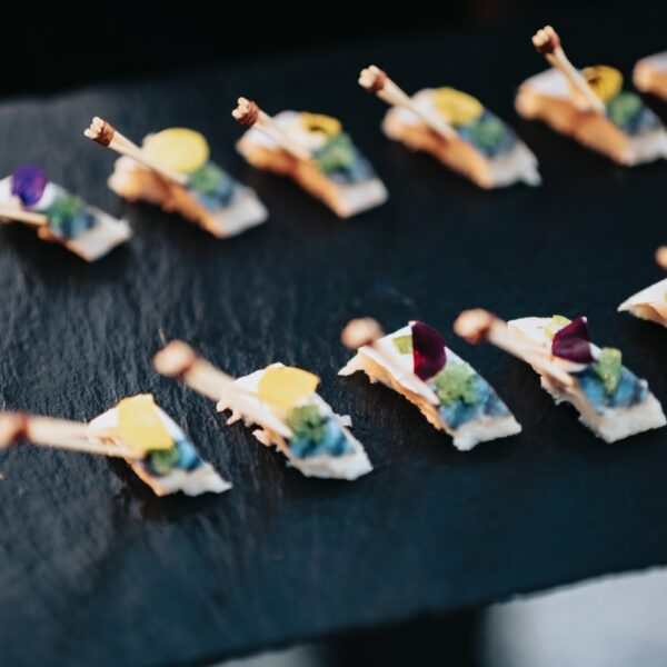 Pièce De Poisson Lors D'un Cocktail De Mariage