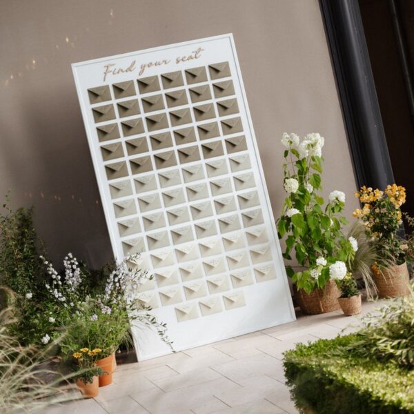 Plan De Table De Mariage Avec Enveloppes