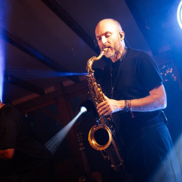 Joueur De Sax Lors D'un Mariage